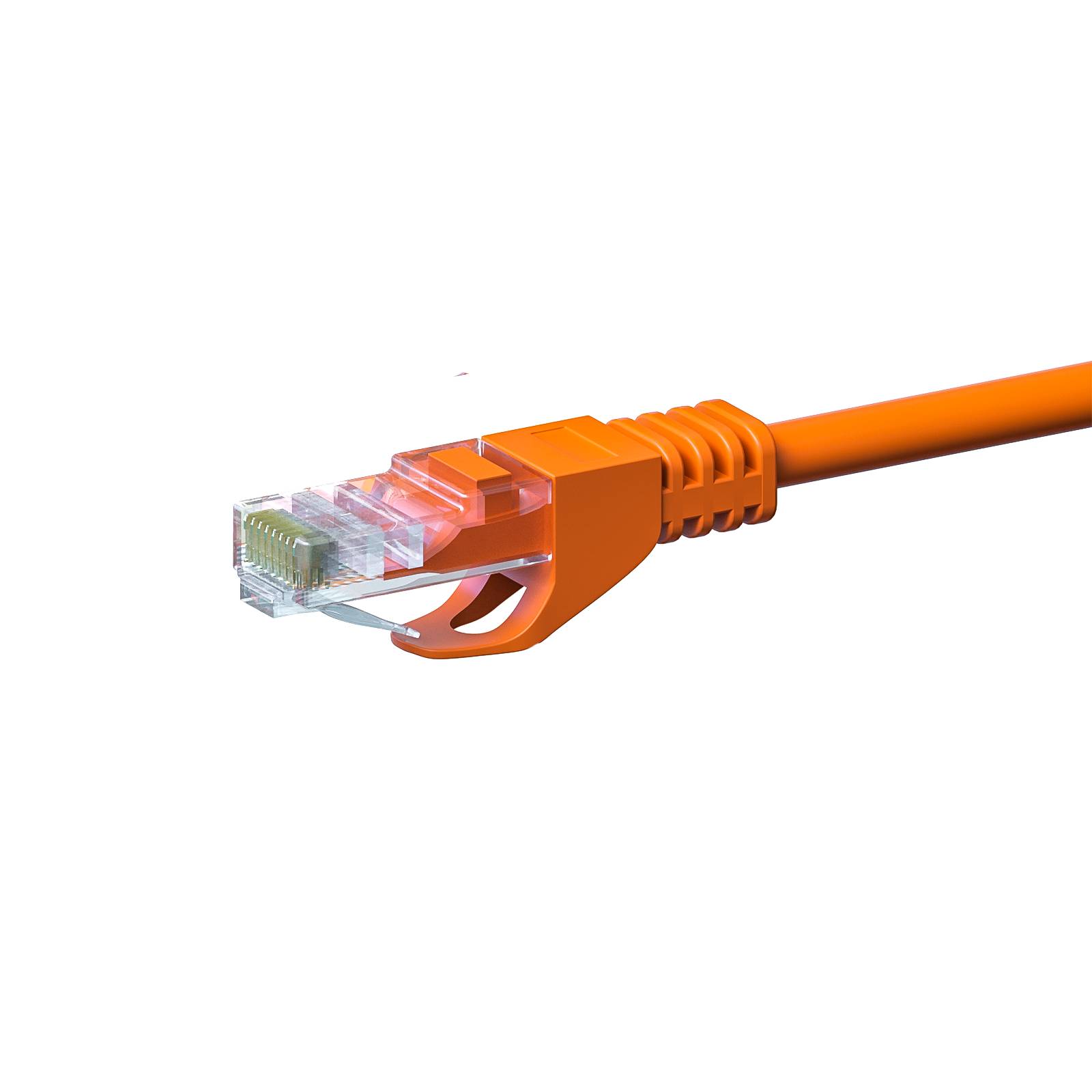Danicom - CAT5e UTP netwerkkabel, patchkabel 20m oranje - CCA-1