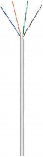 Danicom - CAT5e U/UTP 50m kabel op rol soepel grijs CCA-1