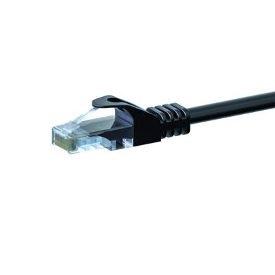 Danicom - CAT5e UTP netwerkkabel, patchkabel 2m zwart - CCA-0