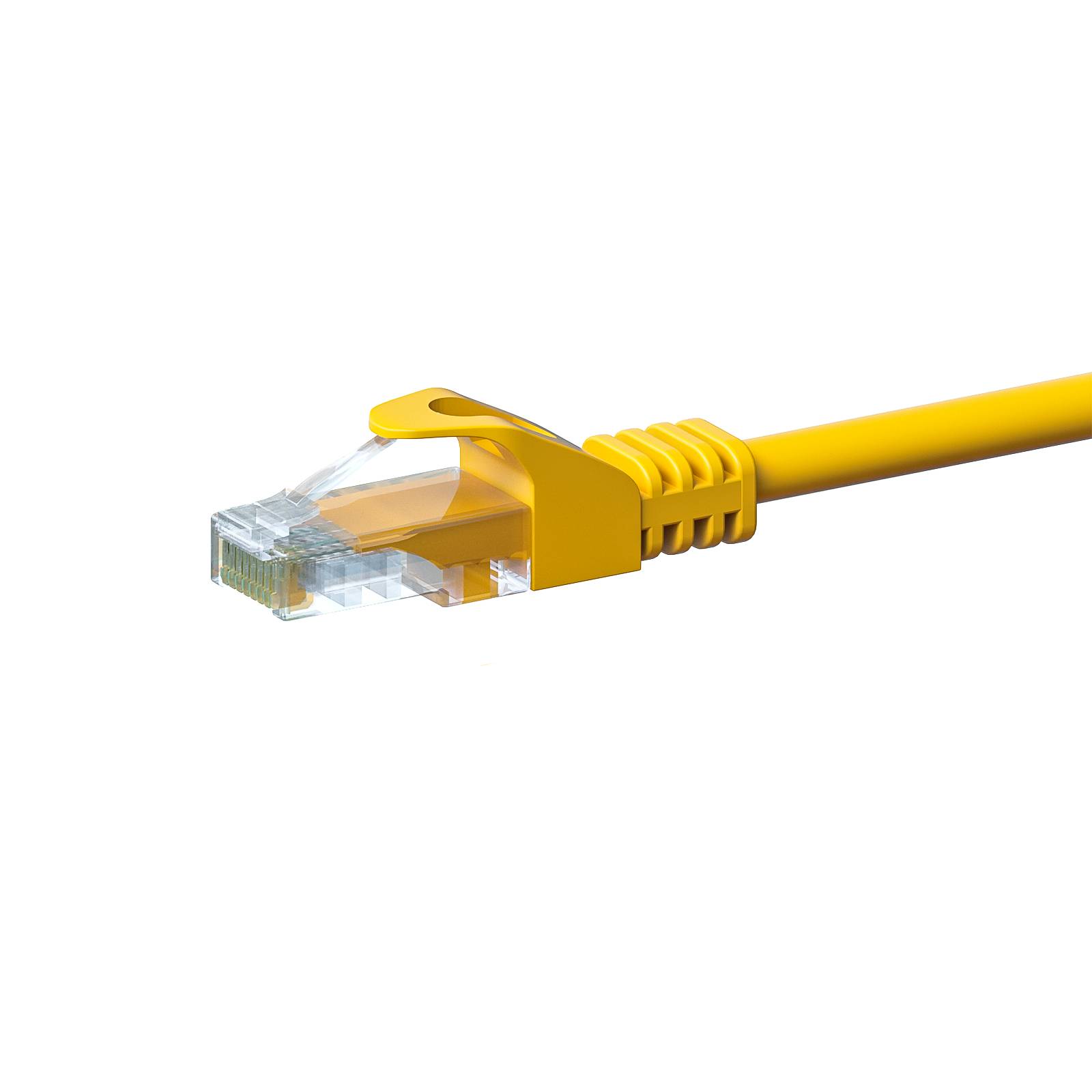 Danicom - CAT5e UTP netwerkkabel, patchkabel 5m geel - CCA-0