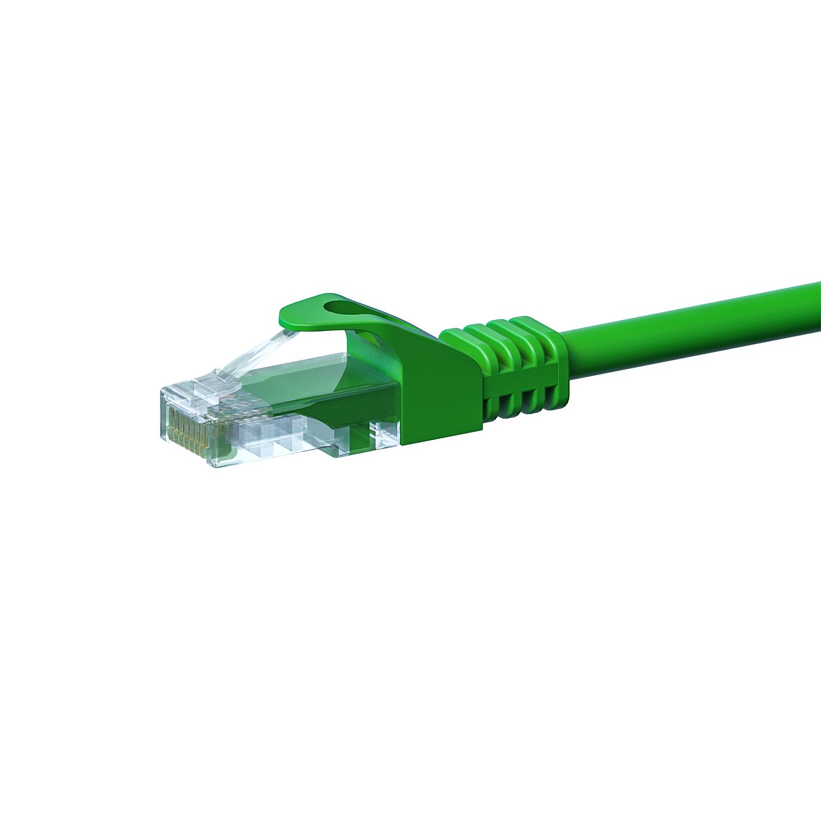 Danicom - CAT5e UTP netwerkkabel, patchkabel 10m groen - CCA-0