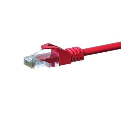 Danicom - CAT5e UTP netwerkkabel, patchkabel 15m rood - CCA-0