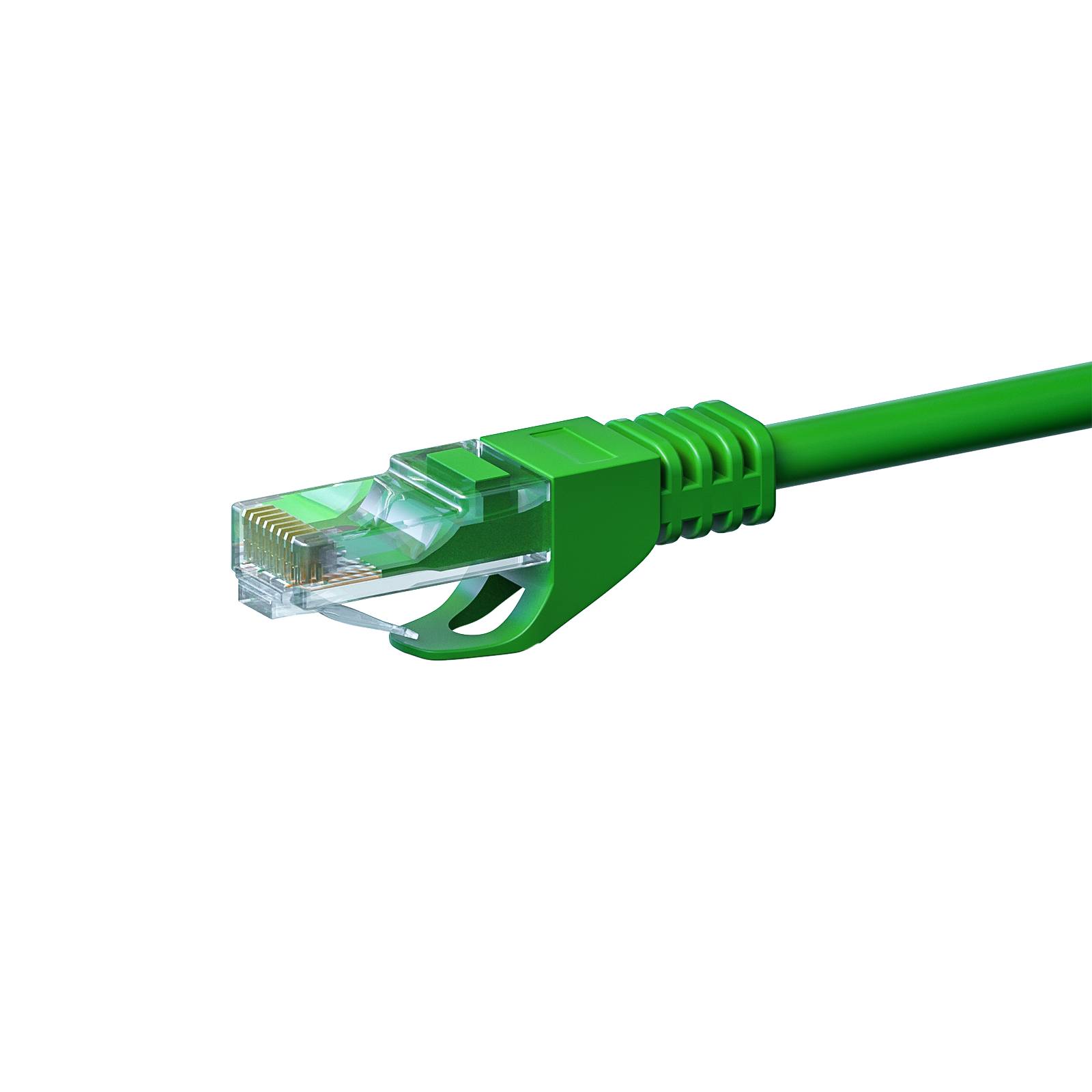 Danicom - CAT6 UTP netwerkkabel, patchkabel 10m groen - CCA-1