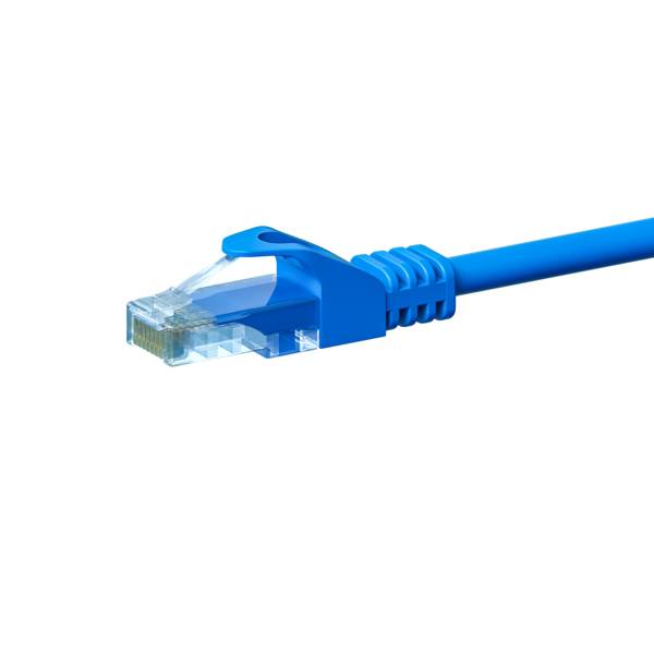 Danicom - CAT5e UTP netwerkkabel, patchkabel 15m blauw - CCA