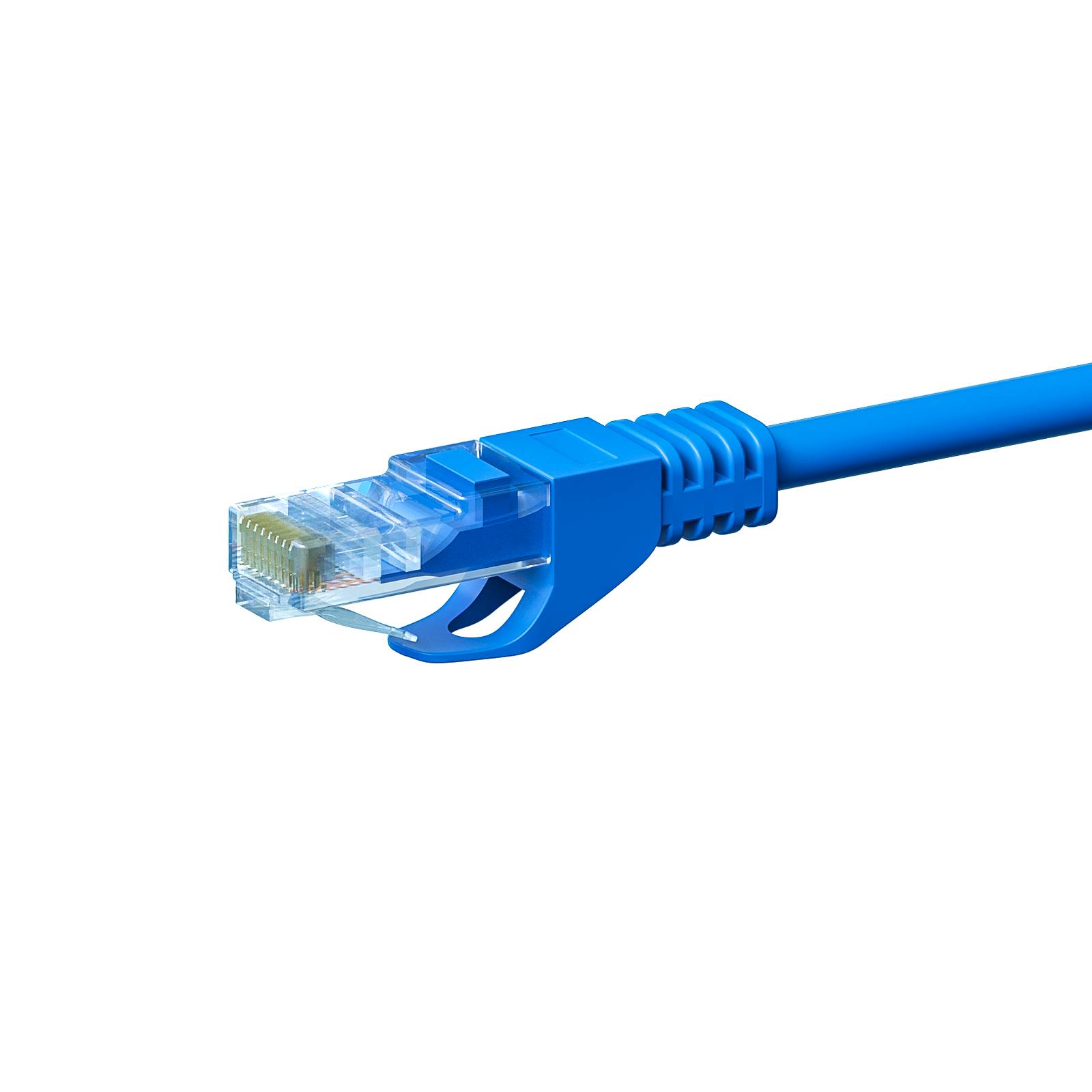 Danicom - CAT5e UTP netwerkkabel, patchkabel 15m blauw - CCA-1