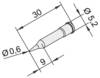 Soldeerstift voor i-Tool, recht, potloodpunt, 0,6 mm, verpakking van 10 stuks
