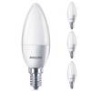 Philips LED lamp E14 set van 4 kaars vorm 40W 2700K