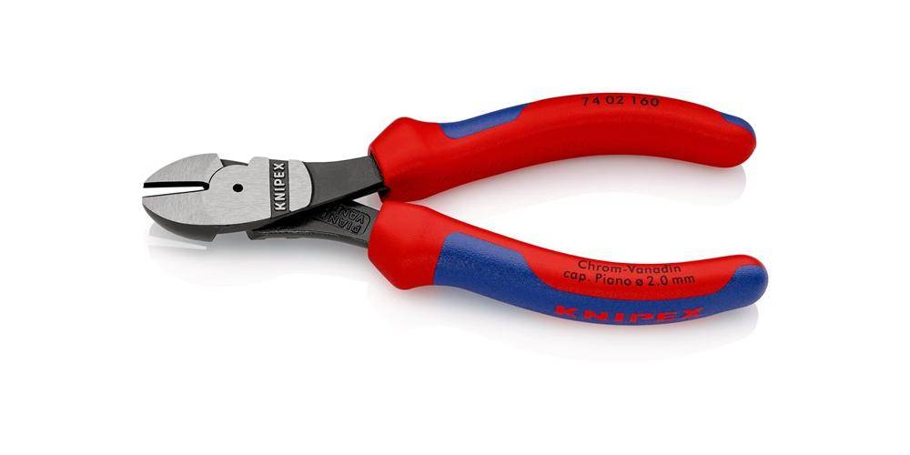 KNIPEX Kraft-zijsnijtang 160 mm, Comfortgreep-1
