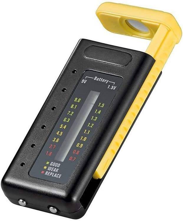 Universele batterij en batterijtester met LED-display