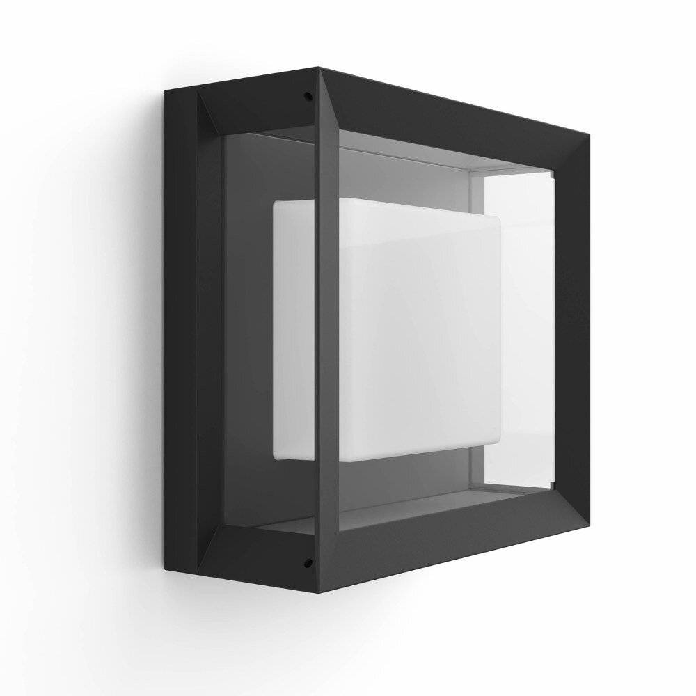 Philips Hue Econic vierkante LED wandlamp zwart-1