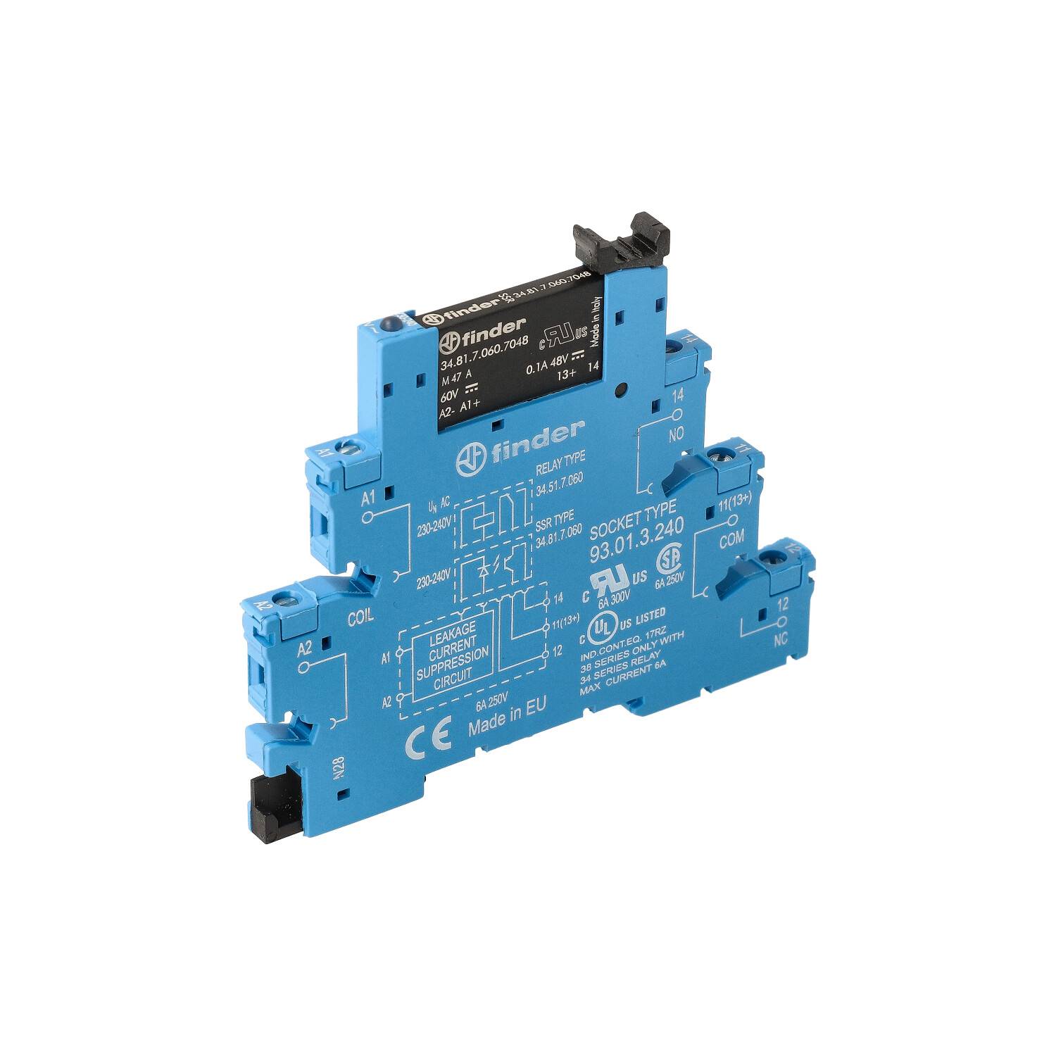 FIN INTERF.RELAIS 1M 0,1A 230-240VAC