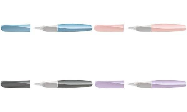 Pelikan vulpen eco Twist grijs M voor rechts- en linkshandigen-5