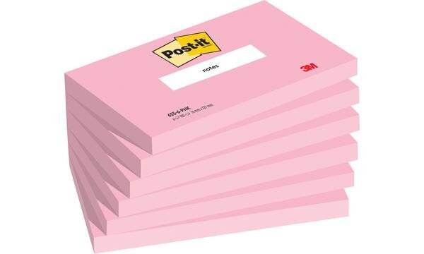 Memoblok 3M Post-it 655 76X127mm PNK-3