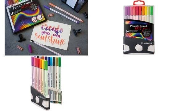 Brushstift STABILO Pen 568 Arty Colorparade à 20 kleuren-2