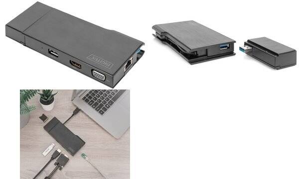 Digitus DIGITUS Universal Docking St USB 3.0 7-P Laptopdockingstation-4