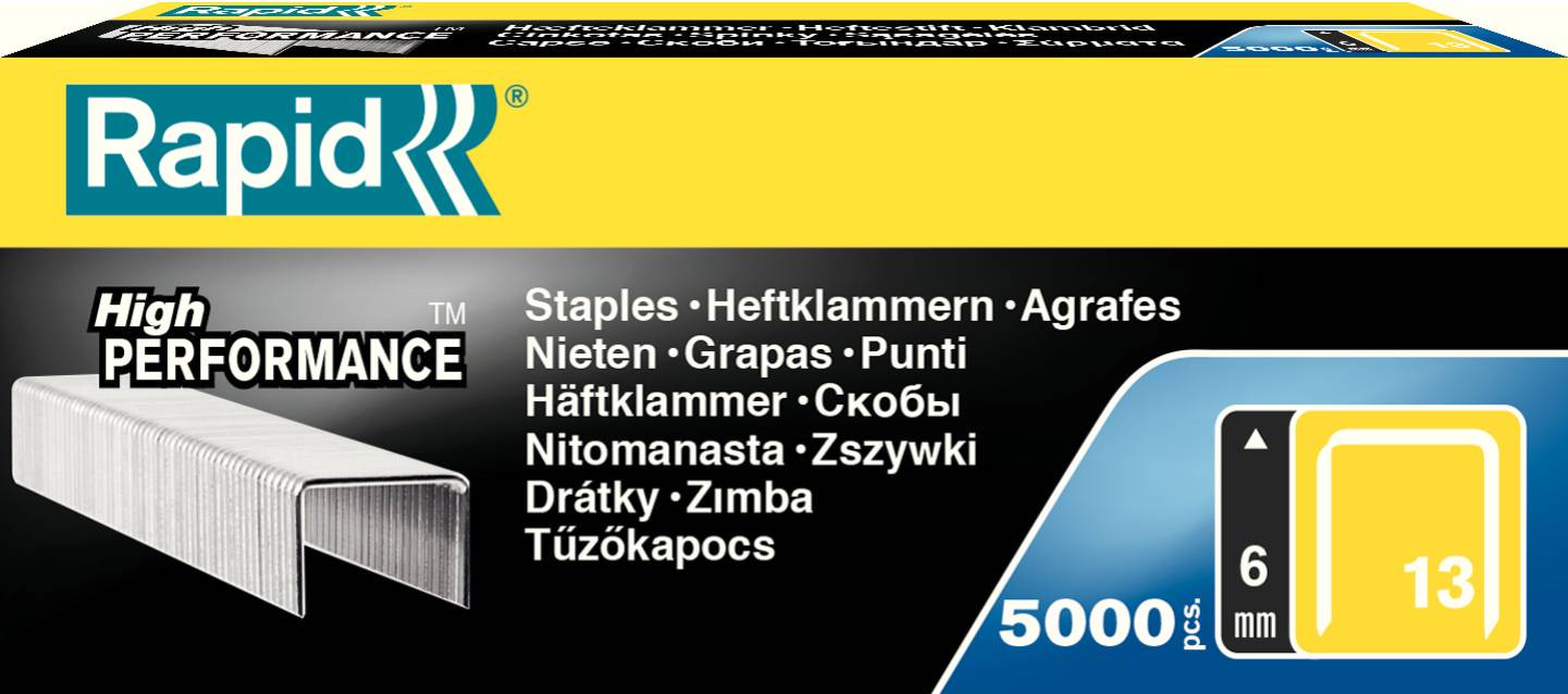RAPID RAP-11830700 Nieten; 6mm; gegalvaniseerd staal; 5000st; TYP 13 - 1 verpakking-0