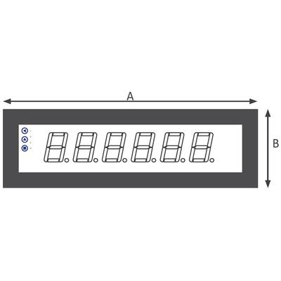 PCE Instruments PCE-BPD-U-46D Digitaal inbouwmeetapparaat-0