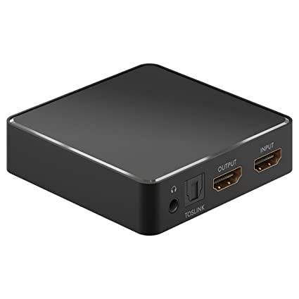 Goobay HDMI naar stereo en 5.1 audio extractor met ARC converter - HDMI1.4 (4K 30Hz) / zwart
