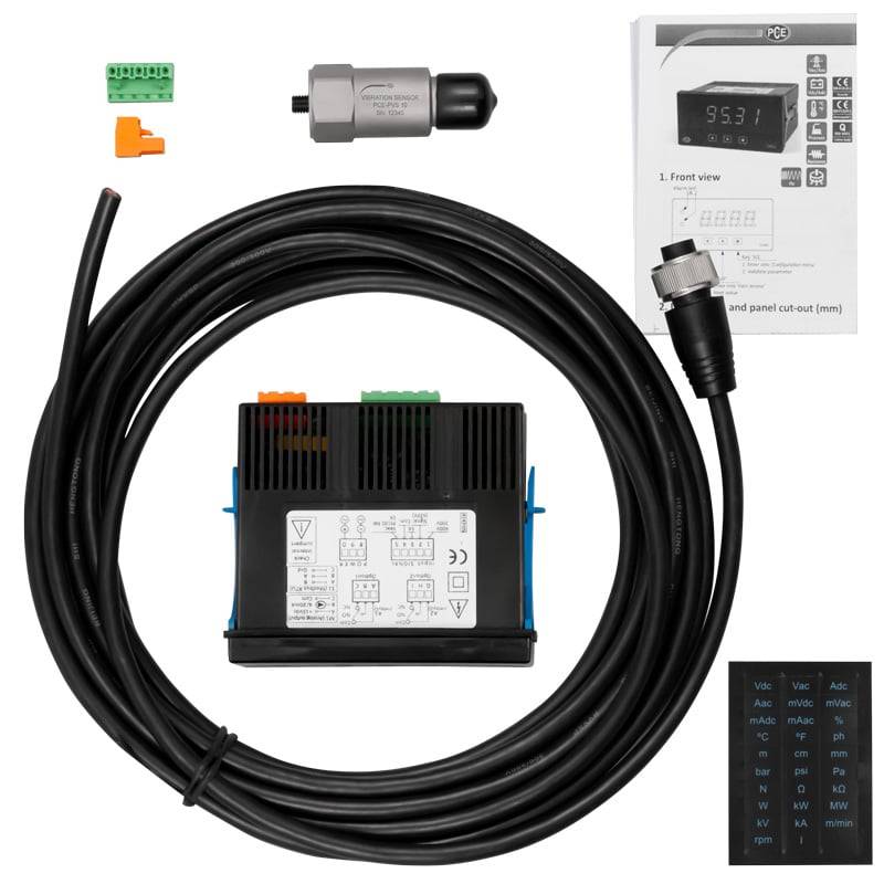 PCE Instruments PCE-PVS 10-DPD-U Versnellingsmeter 0,1 %-0