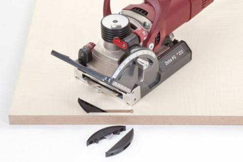 Lamello Zeta P2 freesmachine met diamantfrees, stekker typee F Schuko, in systainer³M-1