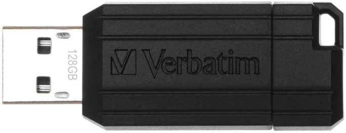 Verbatim Pin Stripe USB-stick 128 GB Zwart 49071 USB-A 2.0-2