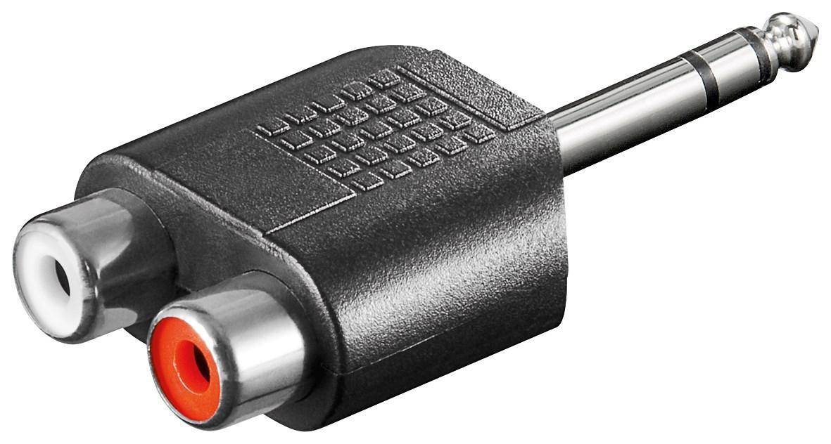 6,35mm Jack (m) - Tulp stereo (v) audio adapter-5