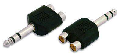 6,35mm Jack (m) - Tulp stereo (v) audio adapter-6
