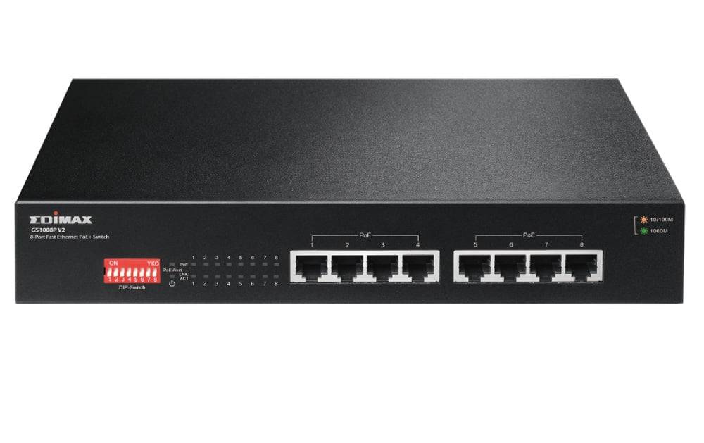 EDIMAX GS-1008P V2 GS-1008P V2 Netwerk switch 8 poorten 10 MBit/s PoE-functie-6