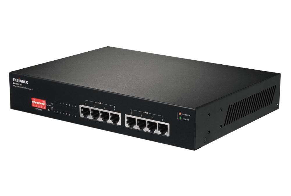 EDIMAX GS-1008P V2 GS-1008P V2 Netwerk switch 8 poorten 10 MBit/s PoE-functie-7