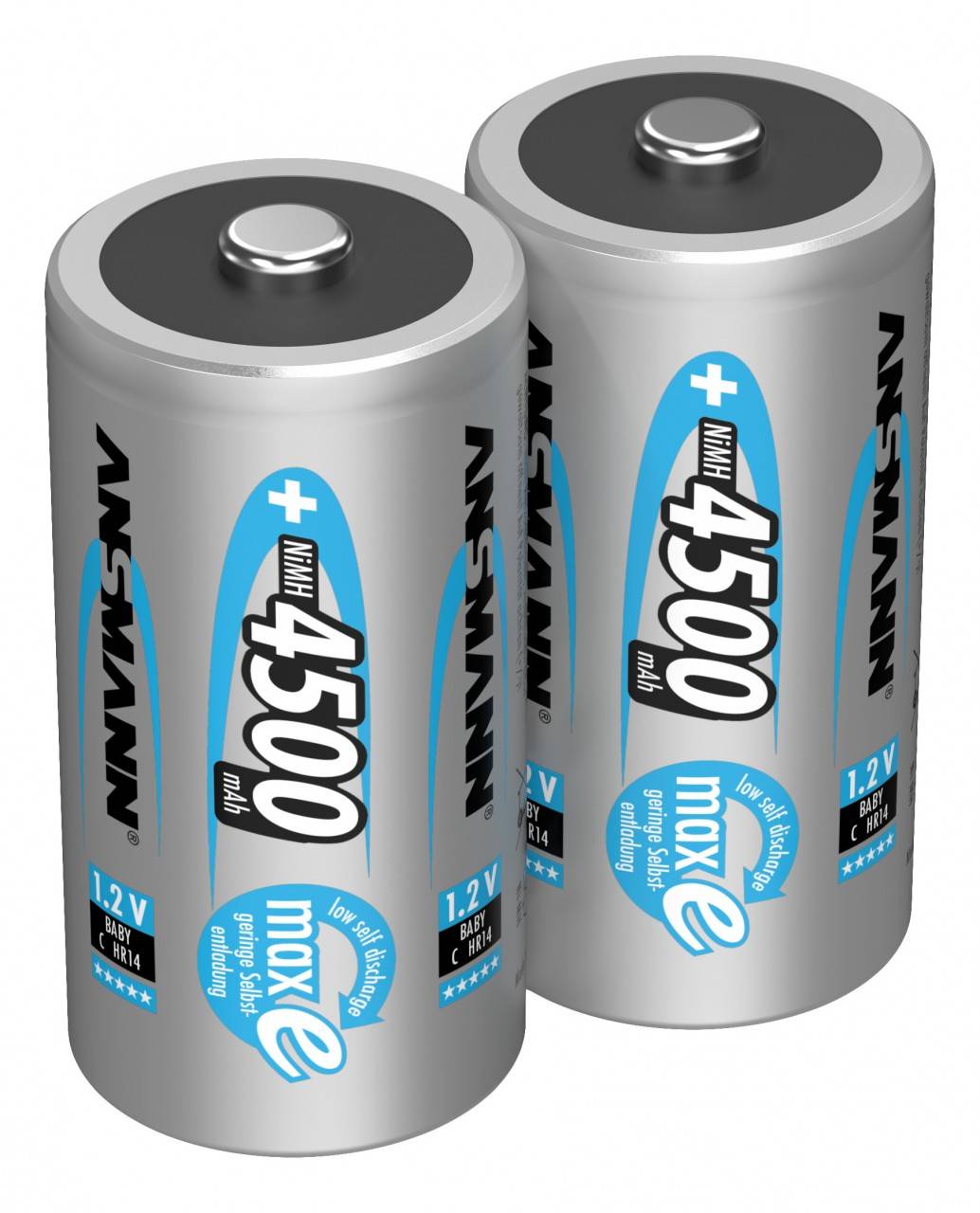 1x Ansmann NiMH-batterij Baby 4500mAh maxE-1