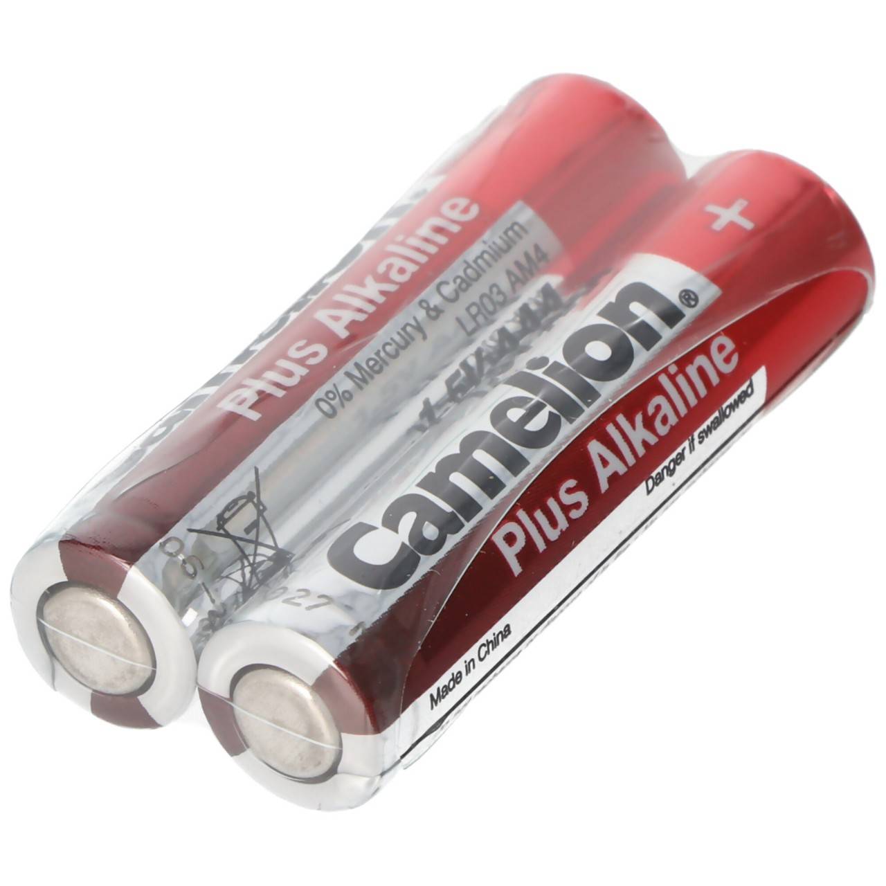 Krimp Alkaline Batterij Micro AAA LR03 verpakt in 2 krimpverpakkingen-2
