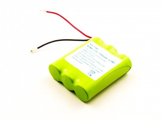 Akku passend für Schnurlos-Telefon Universal, Panasonic, Philips, Sanyo, NiMH, 3,6V, 1300mAh-0