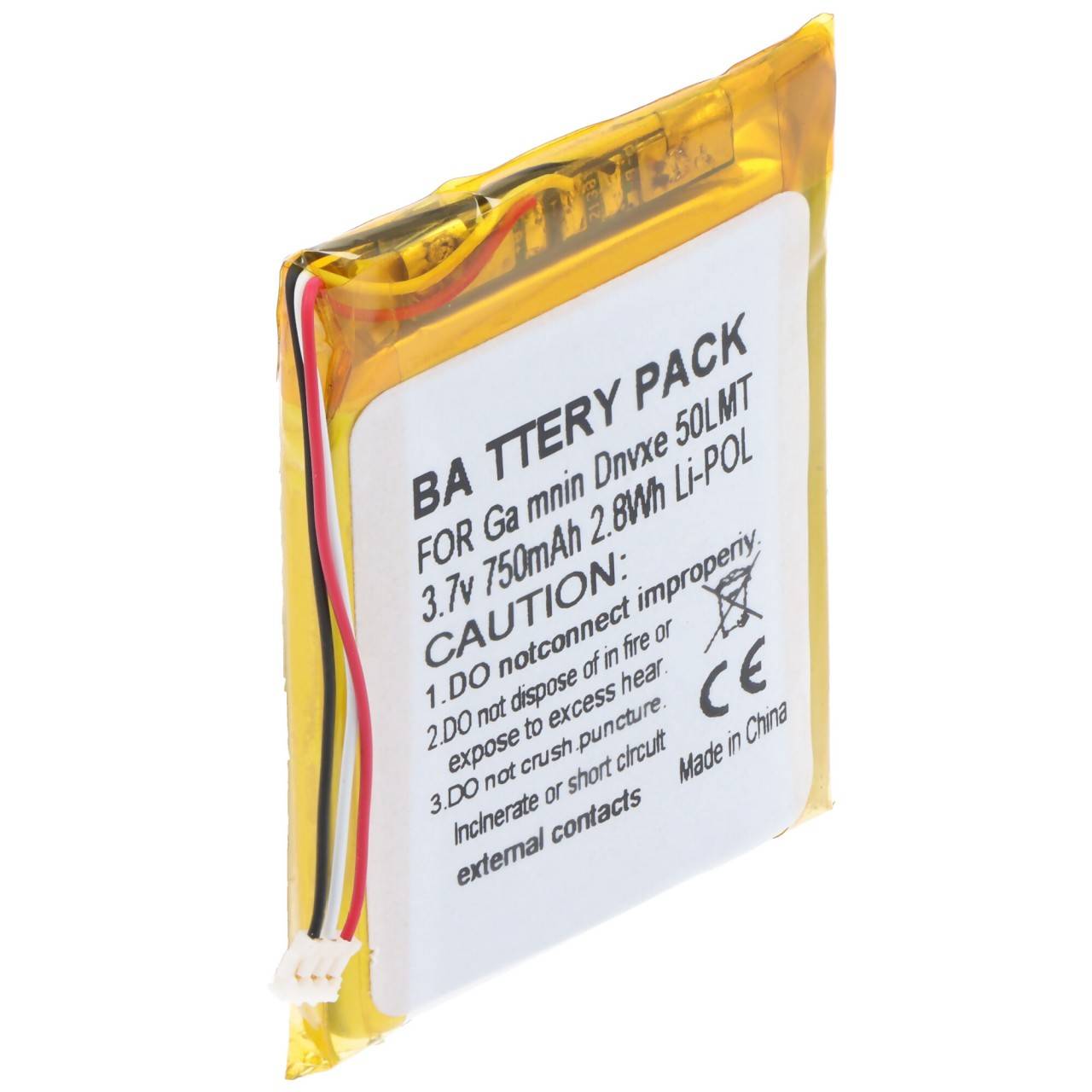 Accu geschikt voor Garmin DriveLuxe 50LMT batterij 361-00056-21 Li-ion 3,7 volt 750mAh 2,8Wh Garmin DriveLuxe 50 LMT-2