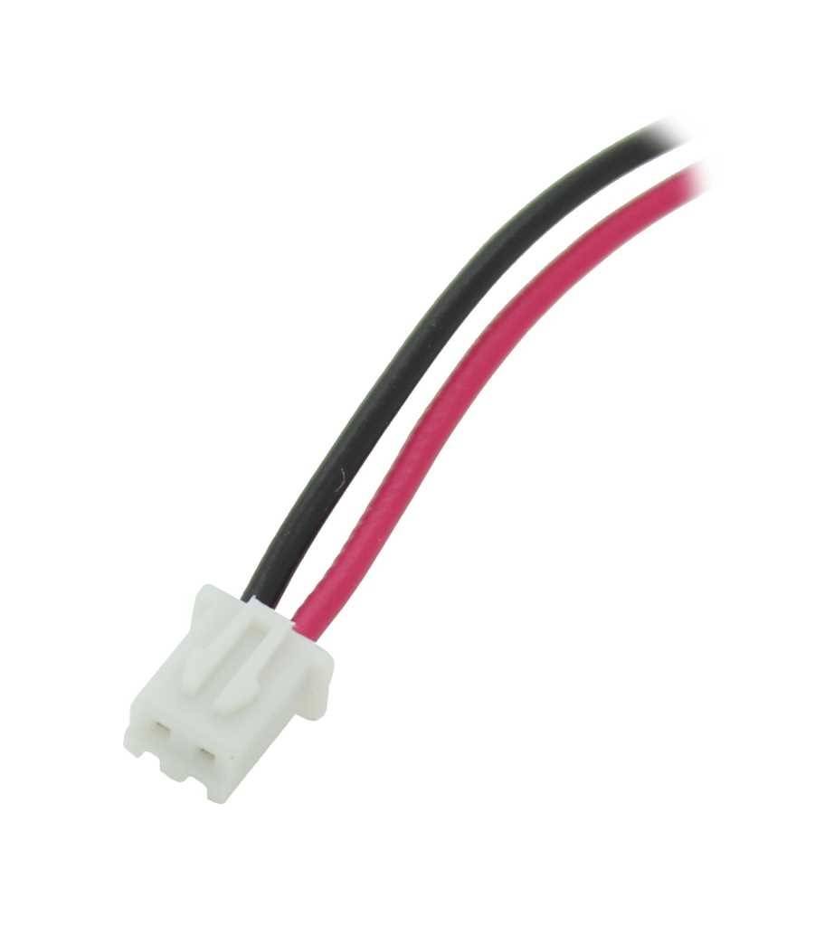 Batterij voor noodverlichting NiMH 4.8V 600mAh F2x2 Micro AAA met kabel en stekker-1
