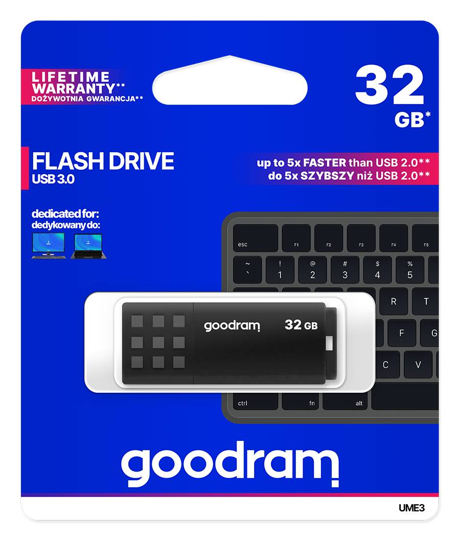 GOODRAM UME3 USB 3.0 - 32GB Zwart-5