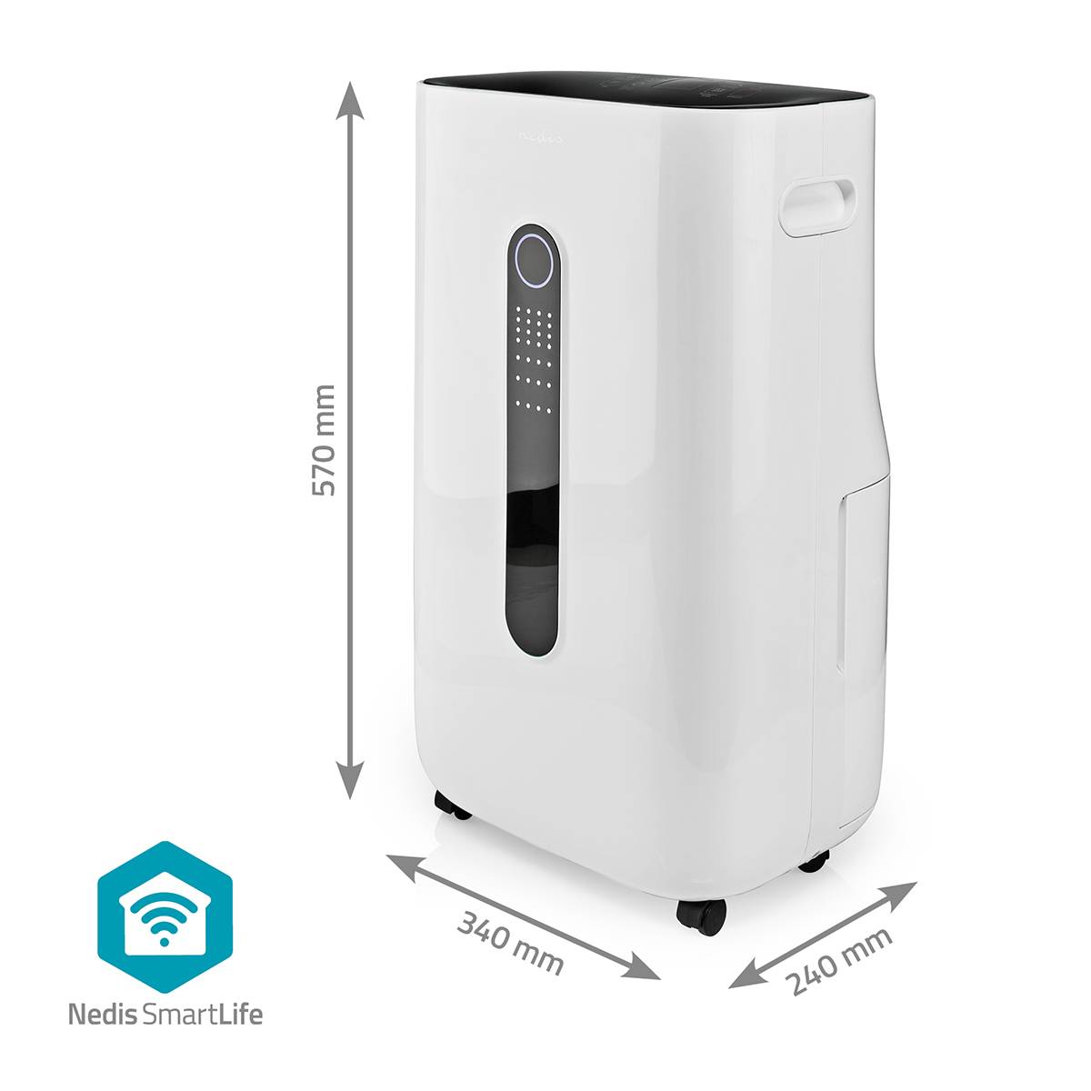 SmartLife Luchtontvochtiger | Wi-Fi | 20 l/Dag | Ontvochtiging / Continu / Was drogen / Ventilatie | Android™ / IOS |-4