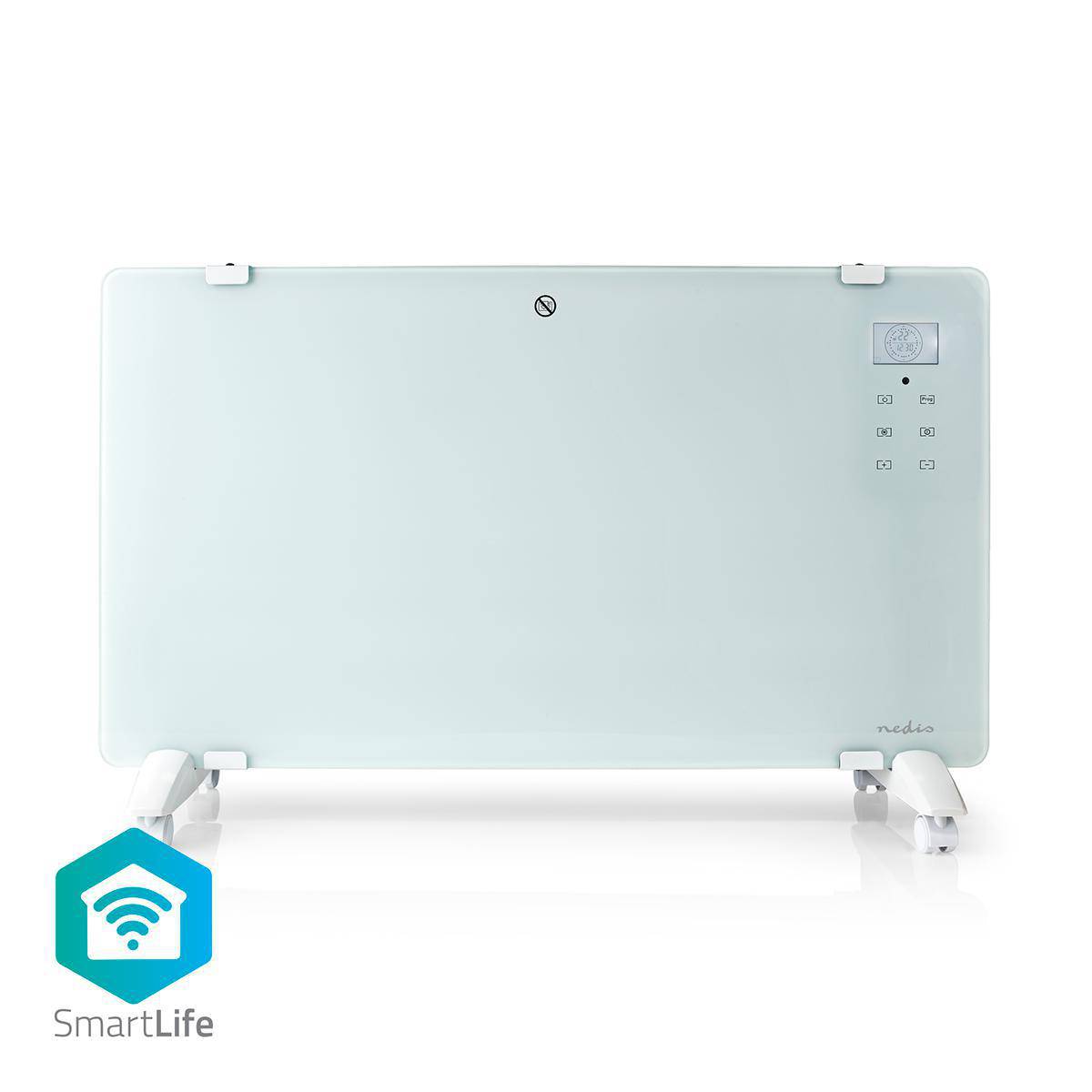 SmartLife Convectorkachel | Wi-Fi | Geschikt voor badkamer | Glazen Paneel | 2000 W | 2 Warmte Standen | LED | 15 - 35-1