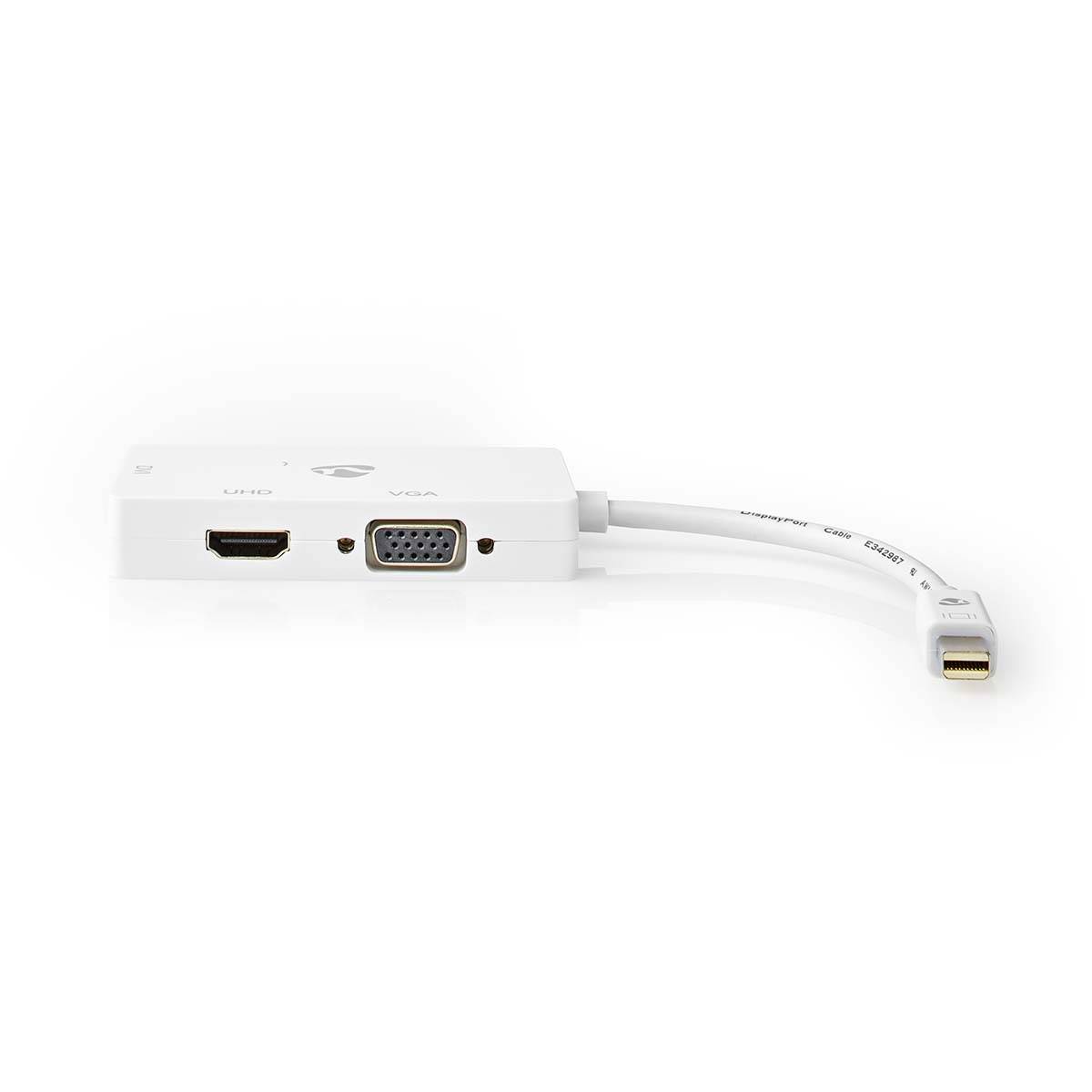 DisplayPort-Adapter | Mini-DisplayPort Male | DVI-D 24+1-Pins Female / HDMI™ Female / VGA Female 15p | 4K@60Hz |-0