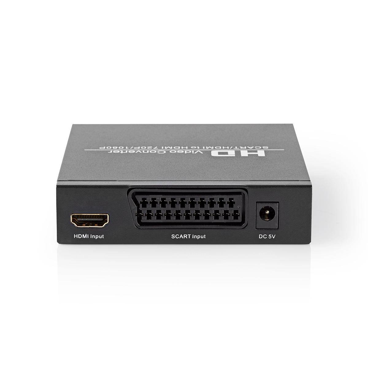 Nedis premium Scart naar HDMI + Audio converter / zwart-1