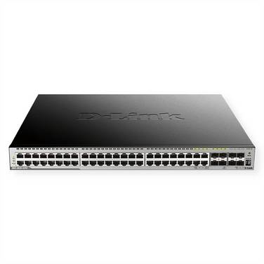 D-Link DGS-3630-52PC/SI/E 52-Poorts Layer 3 Gigabit PoE Stack Switch (SI)