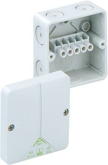 Spelsberg Abox 025-2,5² Verbindingsdoos (l x b x h) 80 x 80 x 52 mm Grijs IP65 1 stuk(s)-2