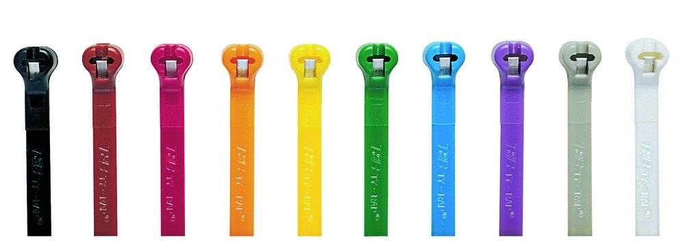 TY-RAP Kabelbinder met RVS Lip, 340mm x 7mm, UV bestendig, Zwart-1