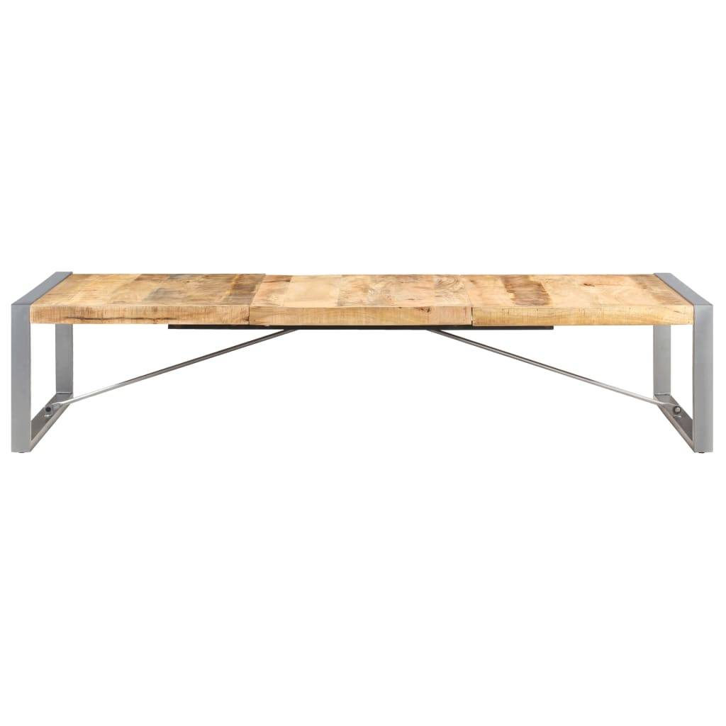 vidaXL - Salontafel - 180x90x40 - cm - ruw - mangohout-1