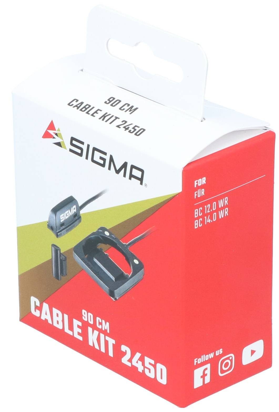 Sigma Houder set met kabel en magneet 90 cm 2450 original serie 00544-2