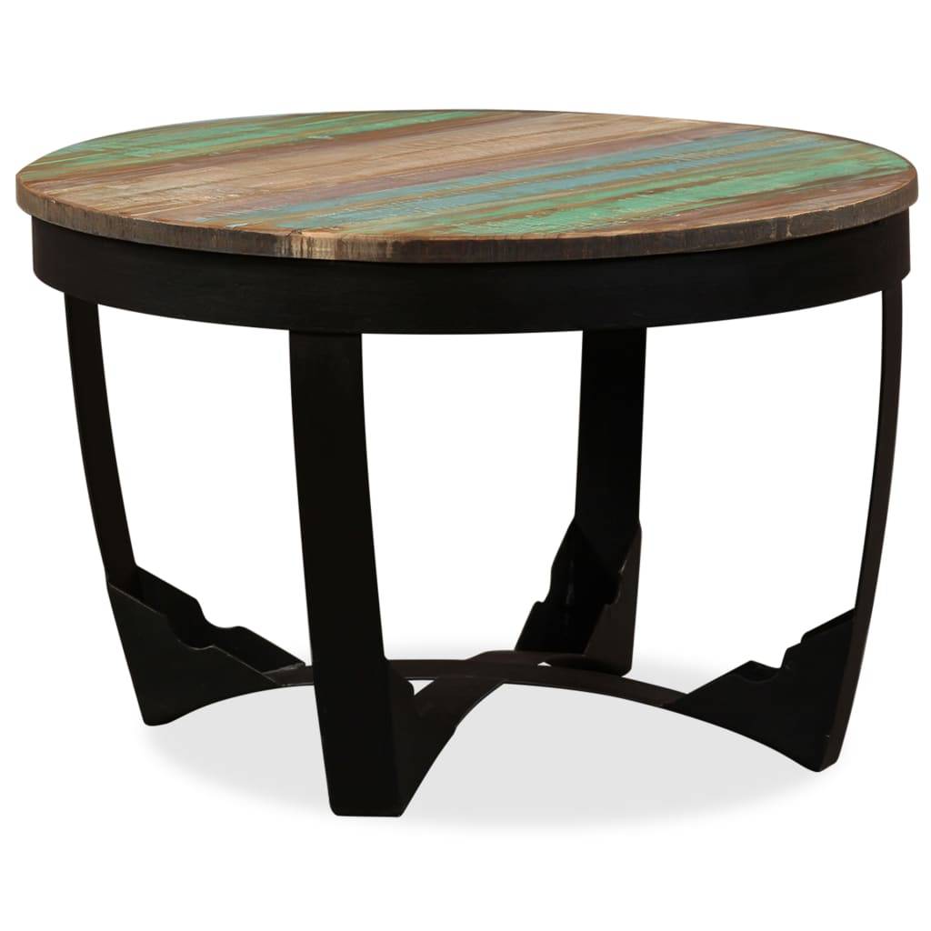 vidaXL - Salontafel - 60x40 - cm - massief - gerecycled - hout