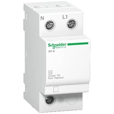 SCHNEIDER ELECTRIC A9L15692 Overspanningsbegrenzer; Type 2; Polen: 1+N; op DIN-rail; -25÷60°C - 1 stuk-0