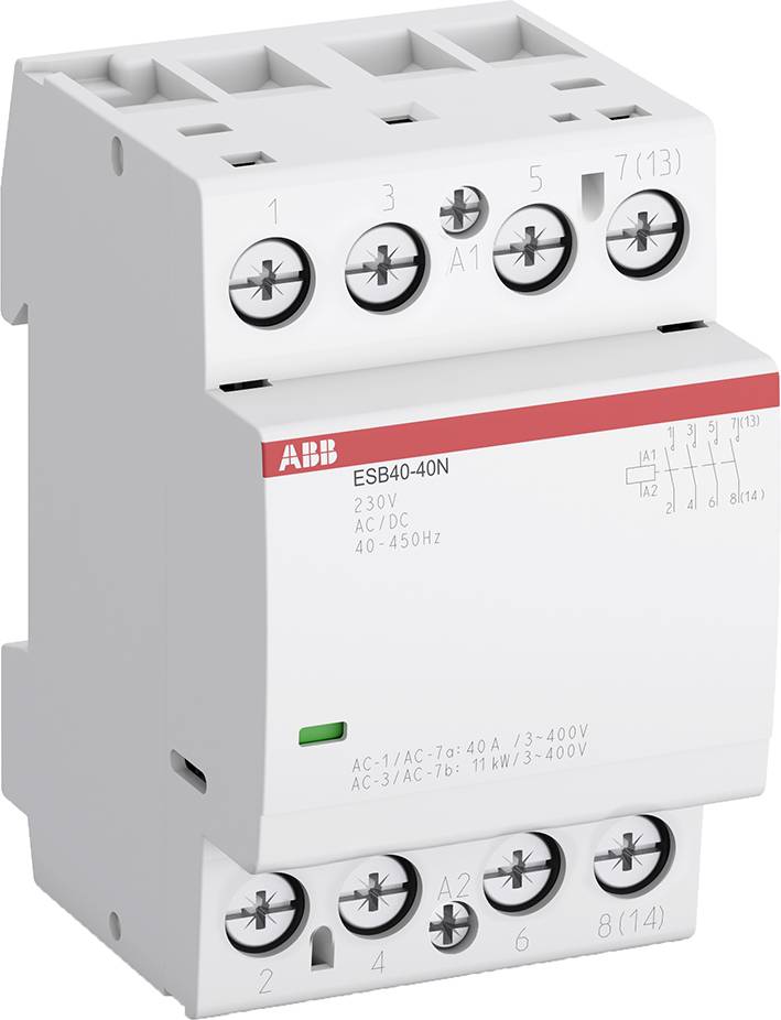4 Stk. ABB Stotz S&J Installationsschütz ESB40-4-0