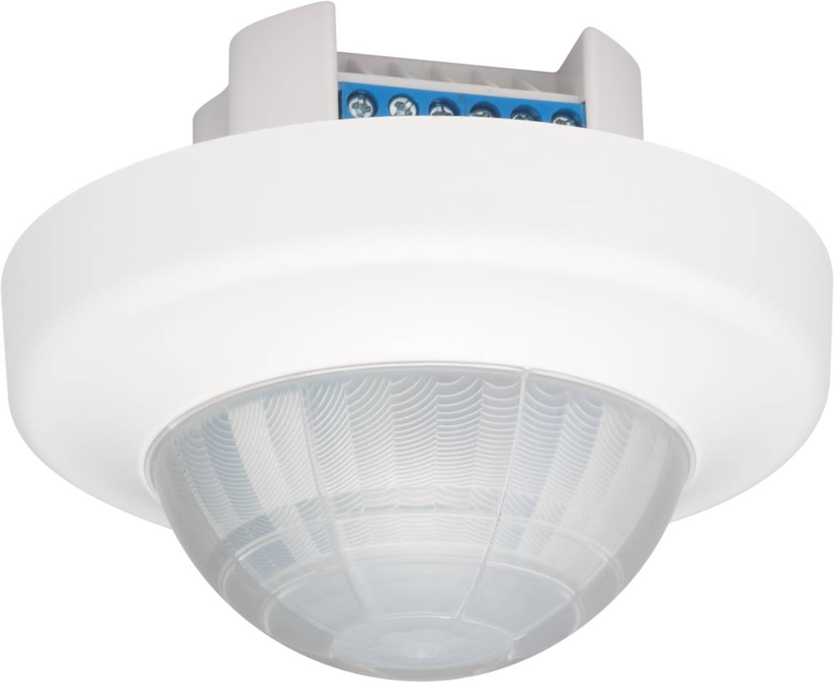Aanwezigheidsmelder, 230 V, master, 24 m, IP54, voor inbouwdoos, wit