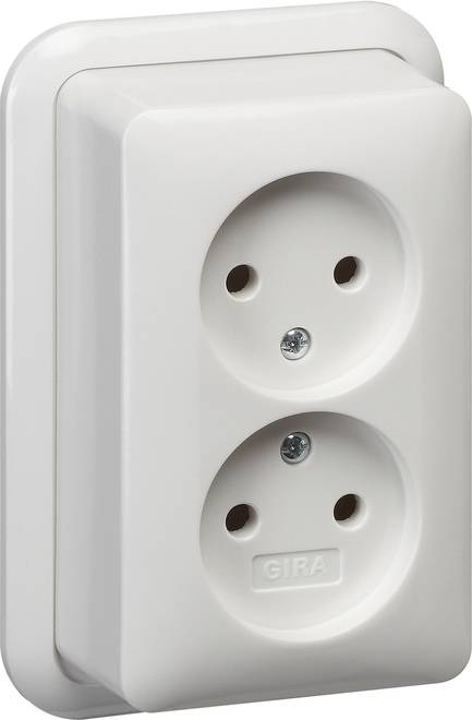 2-v WCD z/RA 2-p + K/P Opbouw z.wit