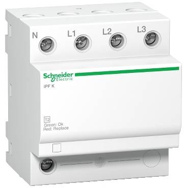 SCHNEIDER ELECTRIC A9L15693 Overspanningsbegrenzer; Type 2; Polen: 3+N; op DIN-rail; -25÷60°C - 1 stuk-0